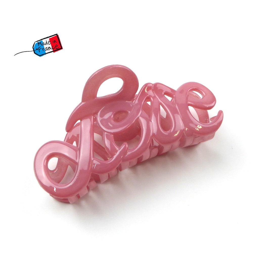Pince cheveux "Love" Made in France 8.5cm - ShuShu