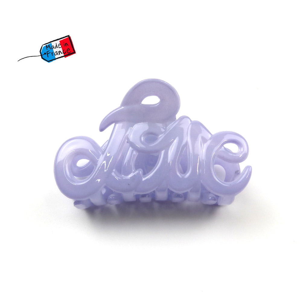 Petite pince cheveux "Love" Made in France 5.5cm, accessoire cheveux