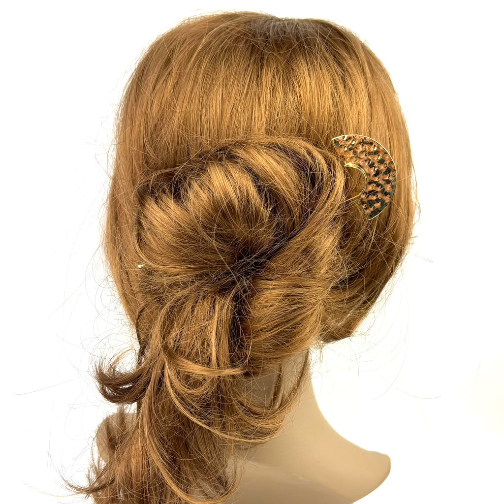 Pic chignon design demi-lune 15cm