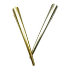 Pince à cheveux concorde 13cm métal mat doré argenté