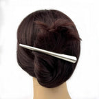 Pince cheveux concorde 13cm métal mat argent