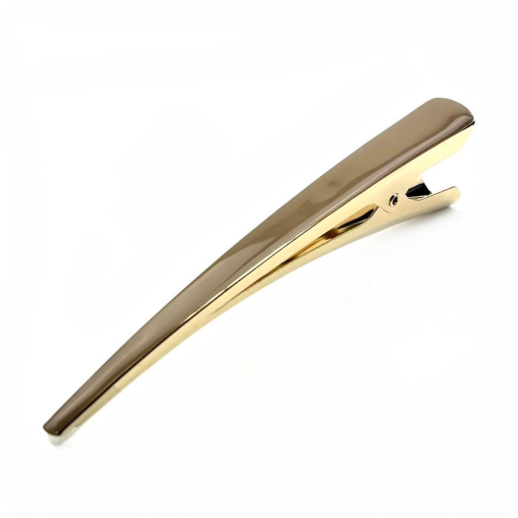 Pince cheveux concorde 13cm émail marron