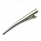 Pince cheveux concorde 13cm métal mat argent