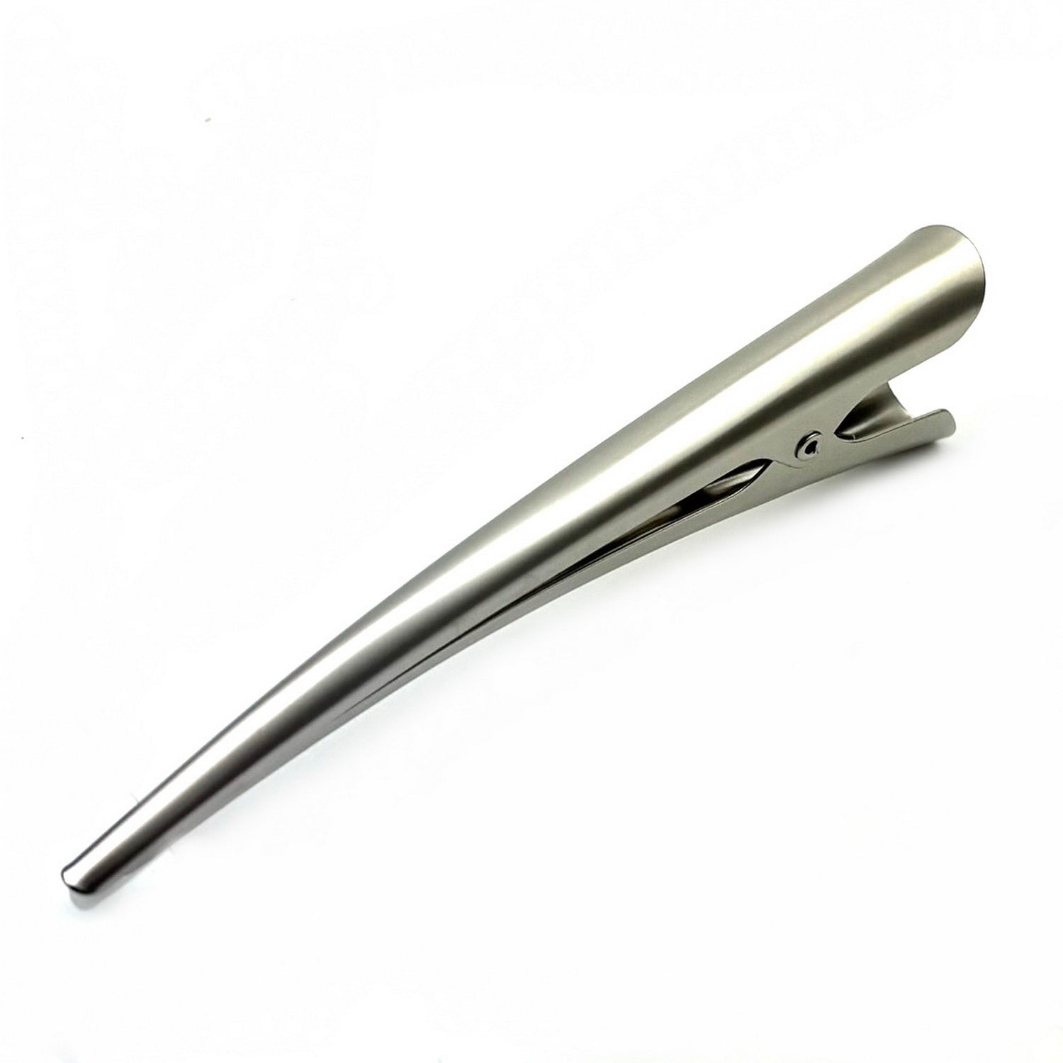 Pince cheveux concorde 13cm métal mat argent