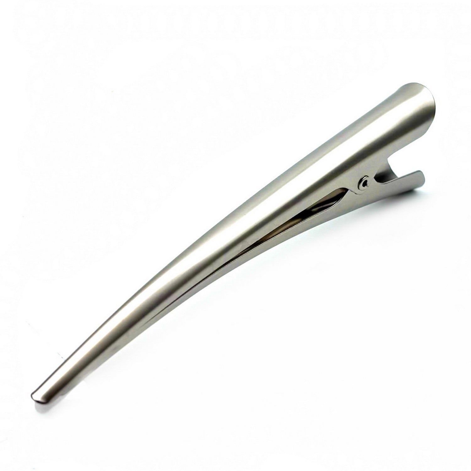 Pince à cheveux concorde 13cm métal mat argent