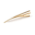 Pince à cheveux concorde métal brossé 13cm doré