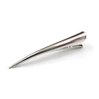 Pince à cheveux concorde métal brossé 13cm argent