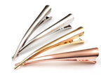 Pince à cheveux concorde métal brossé 13cm
