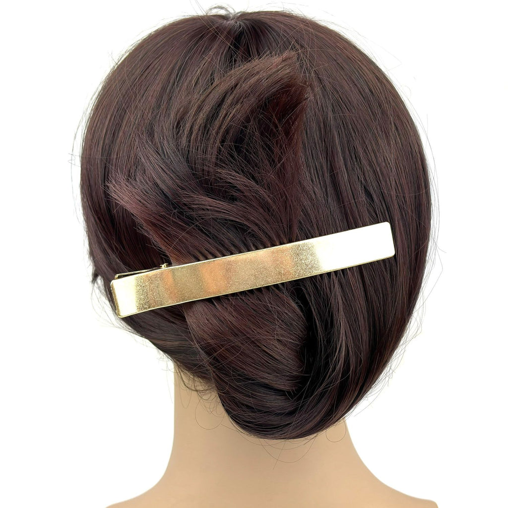 Grande pince à cheveux crocodile 12cm métal, accessoire cheveux