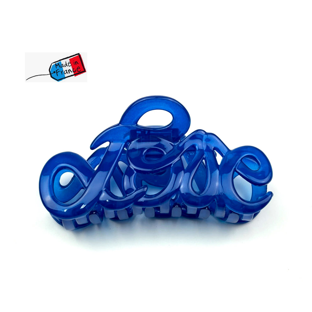 Pince cheveux "Love" 8.5cm, accessoire cheveux Fabrication française