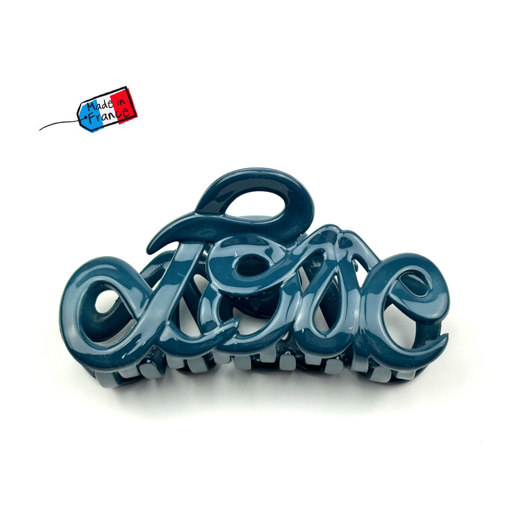 Pince cheveux "Love" Made in France 8.5cm, accessoire cheveux Fabrication française