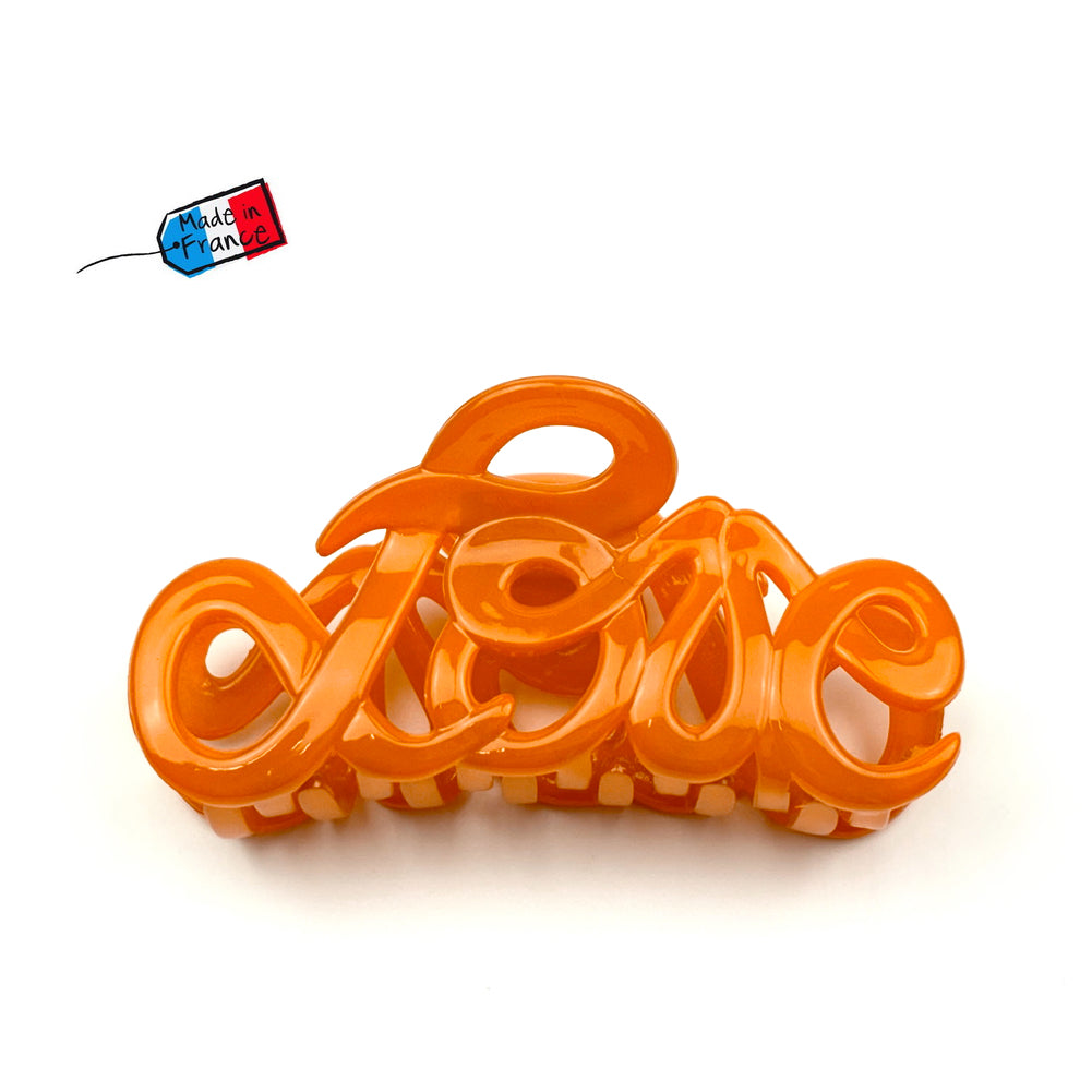 Pince cheveux "Love"  en acétate de celluloïd Made in France 8.5cm - ShuShu
