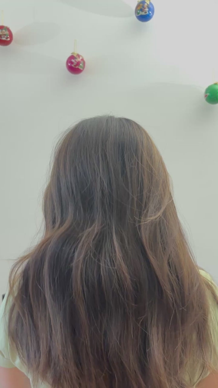 Double peigne cheveux élastique pour chignon 